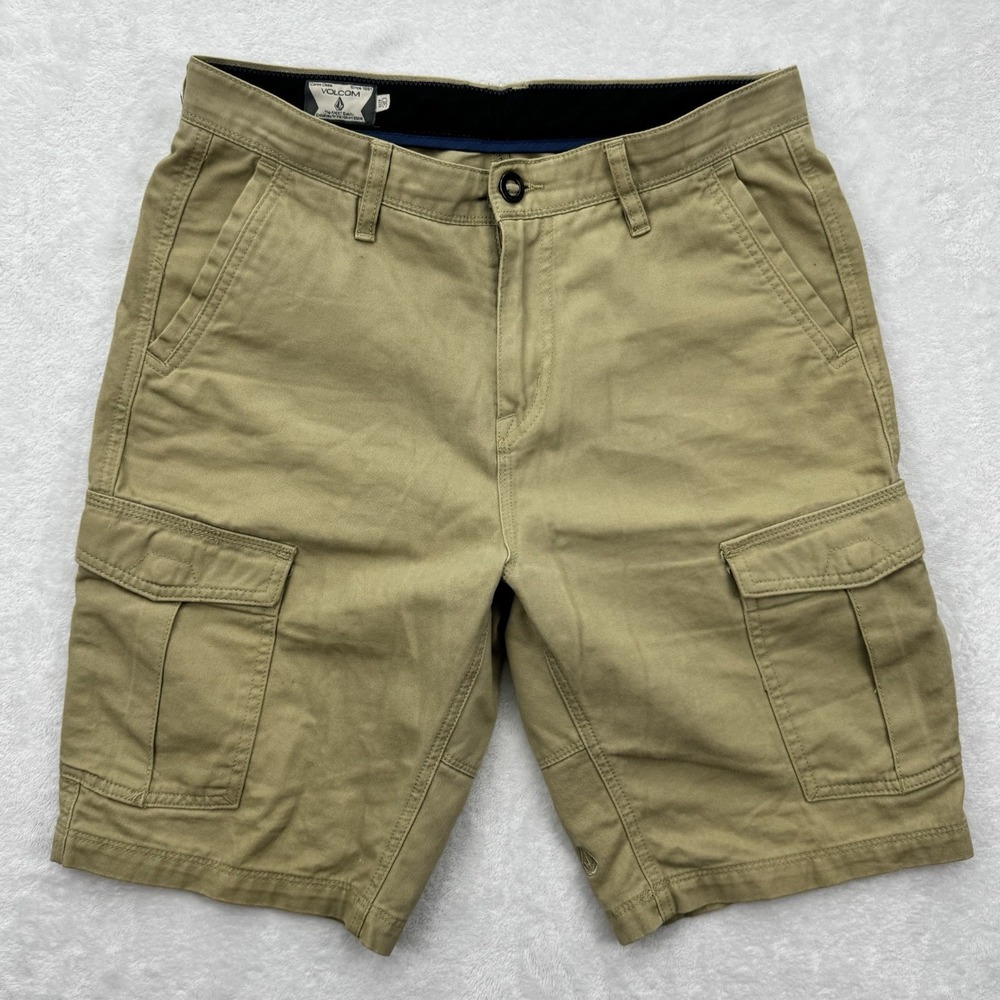 Volcom Cargo Shorts Men's Size 30 Skater Beige‎